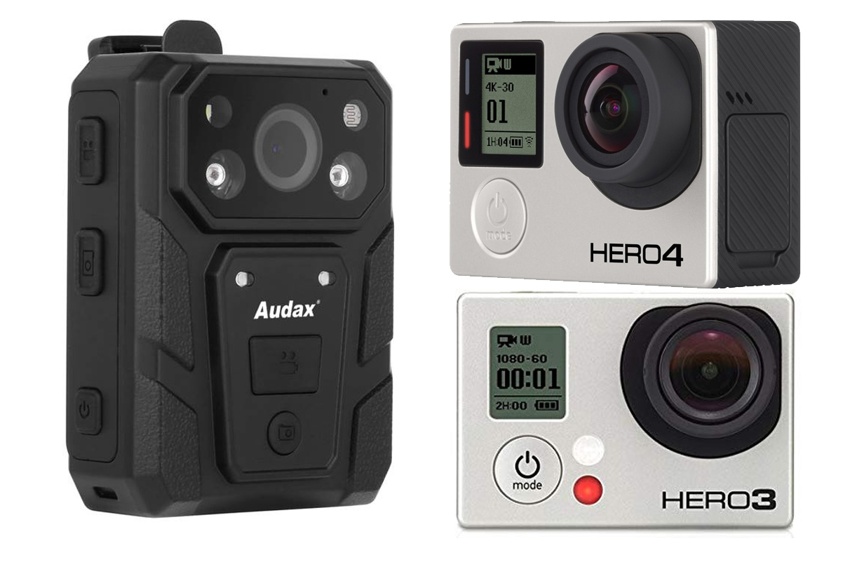 So sánh camera gắn ngực của CSGT Việt Nam với Gopro Hero 3, 4