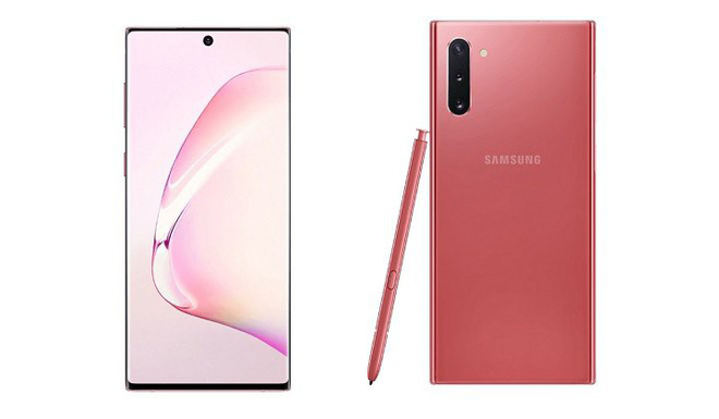 Ngây ngất Galaxy Note 10 bản hồng nữ tính đẹp không góc chết