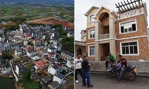 Bên trong ngôi làng giàu có, biệt thự đắt giá mọc lên như nấm