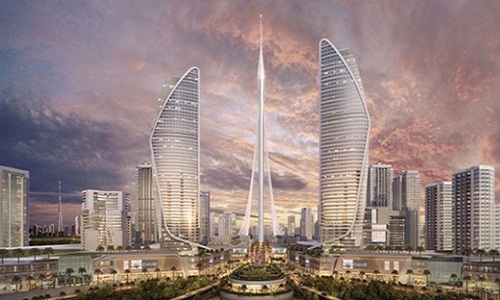 Ảnh "nóng" tòa nhà cao nhất thế giới sắp mọc lên ở Dubai