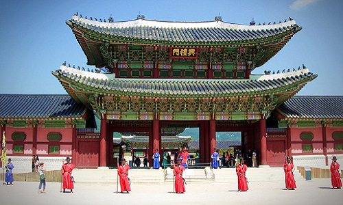 Kiến trúc độc trong cung điện hoàng gia Gyeongbokgung Hàn Quốc