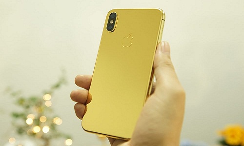 Tận mục iPhone X mạ vàng siêu sang tại Việt Nam