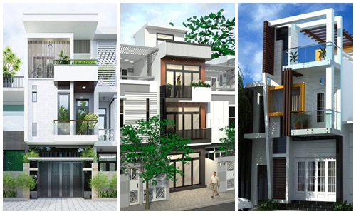 10 mẫu nhà ống mặt tiền đẹp, giá rẻ 2018