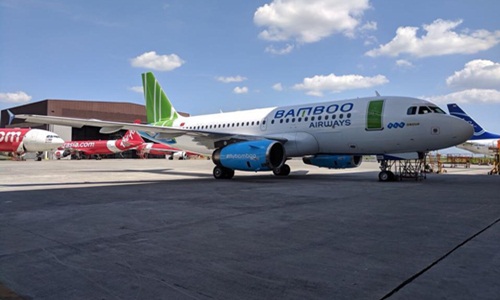 Lộ ảnh thật đầu tiên về máy bay của Bamboo Airways