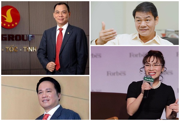 Chân dung 4 tỷ phú Việt được Forbes vinh danh 2020