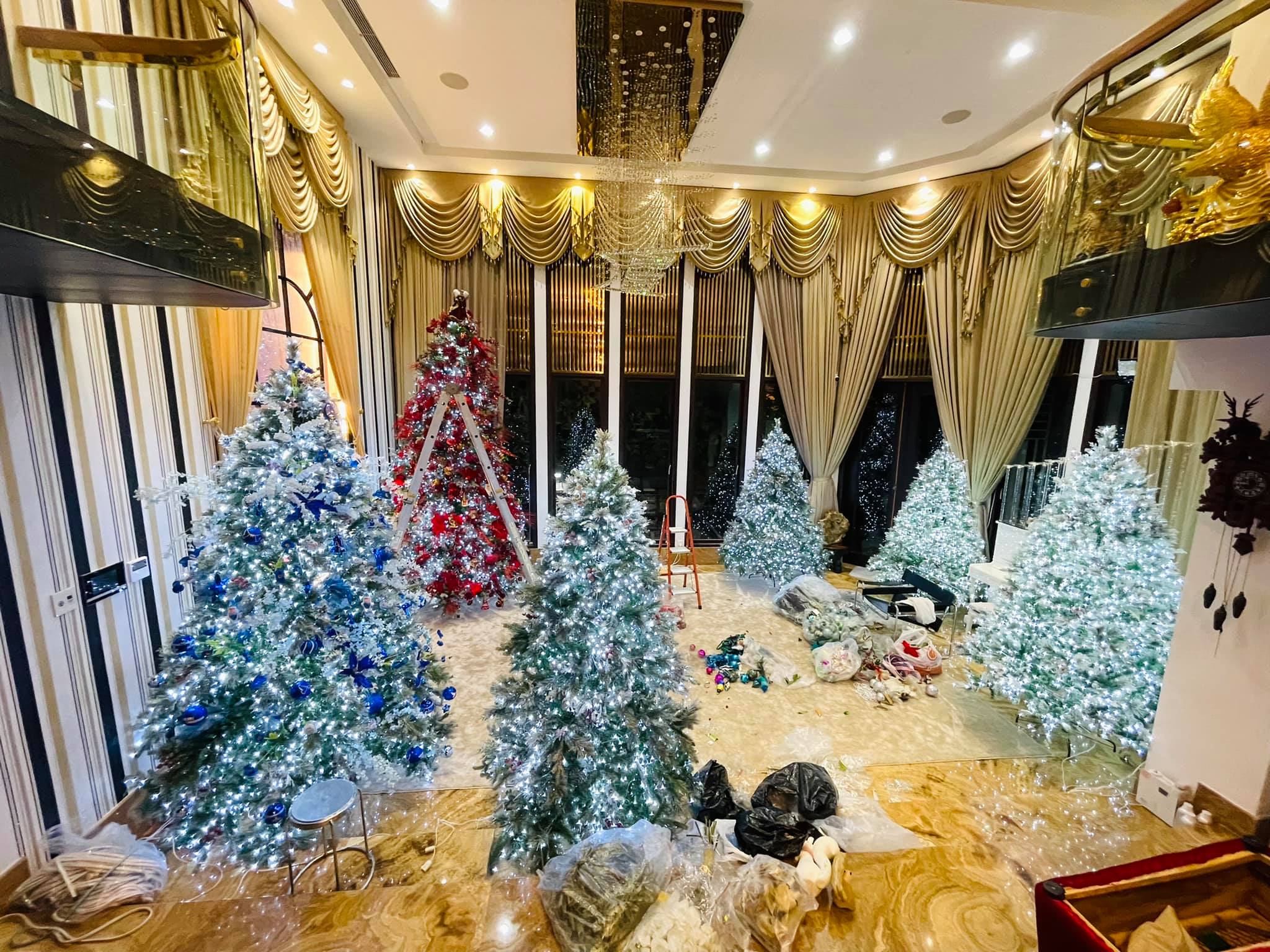 Giữa tin đồn ly hôn, Đàm Vĩnh Hưng trang trí biệt thự 60 tỷ đón Noel