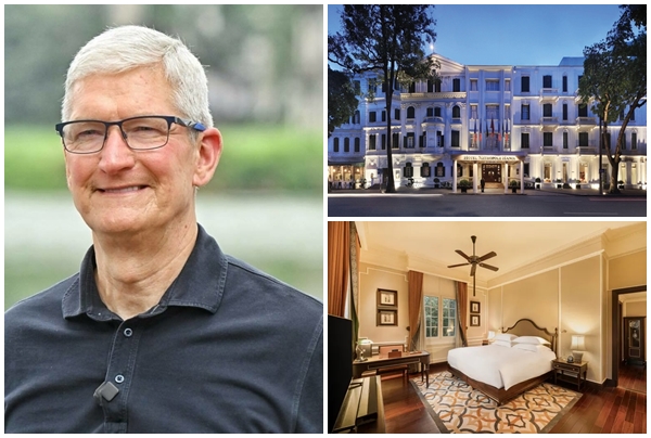 Bên trong khách sạn 5 sao CEO Tim Cook nghỉ tại Hà Nội 