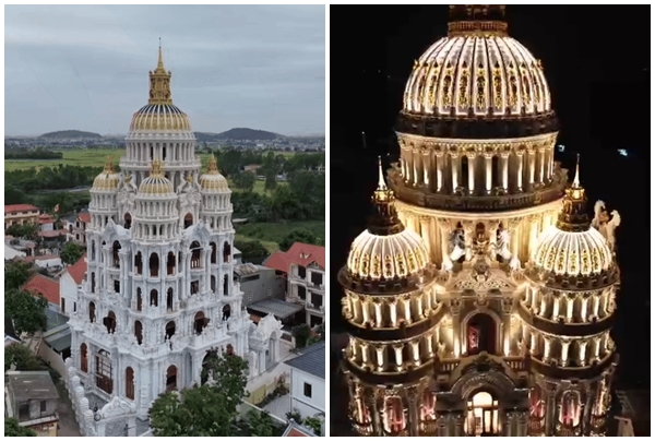 Lâu đài “cổ tích” ở Bắc Ninh gây bão mạng