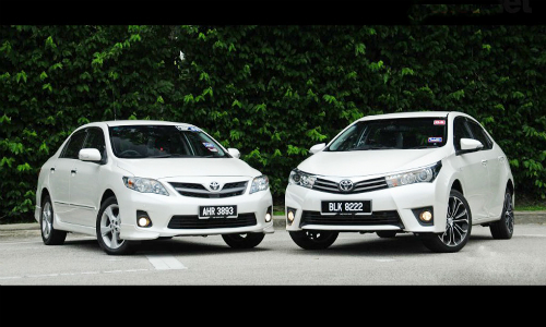 So sánh Toyota Corolla Altis thế hệ cũ và mới