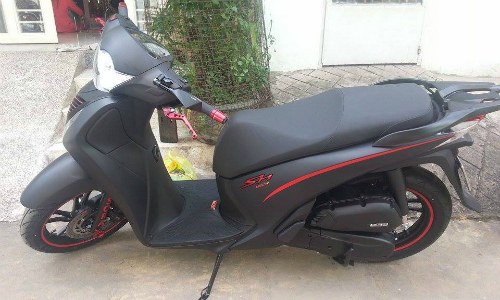 Honda SH đen mờ mạnh mẽ của dân chơi Sài Gòn