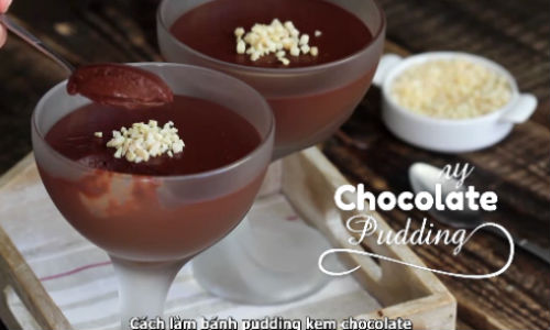 Cách làm pudding kem chocolate ngon mê người