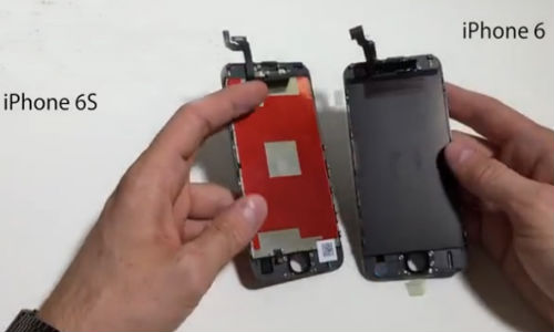 Xuất hiện video so sánh màn hình iPhone 6S và 6