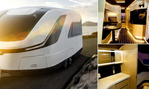 Tiện nghi đẳng cấp trong xe caravan giá cực chát