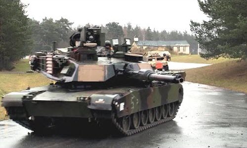 Xem xe tăng M1 Abrams của Mỹ phô diễn hỏa lực