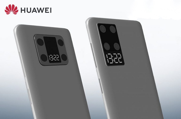 Rò rỉ thiết kế smartphone Huawei có màn hình phụ ở cụm camera