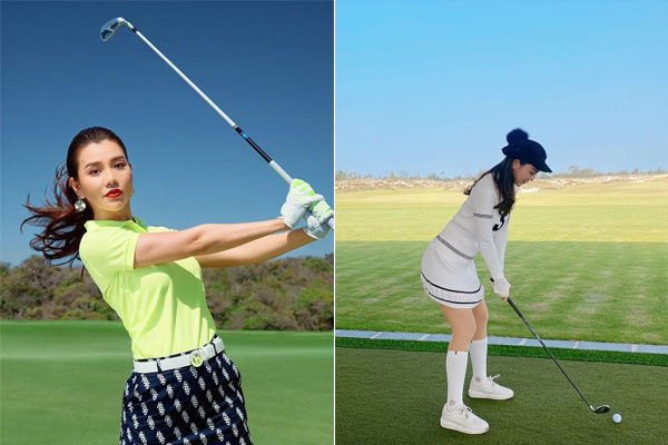 Cú swing thần thái của mỹ nhân làng golf Việt khiến nhiều người phát hờn