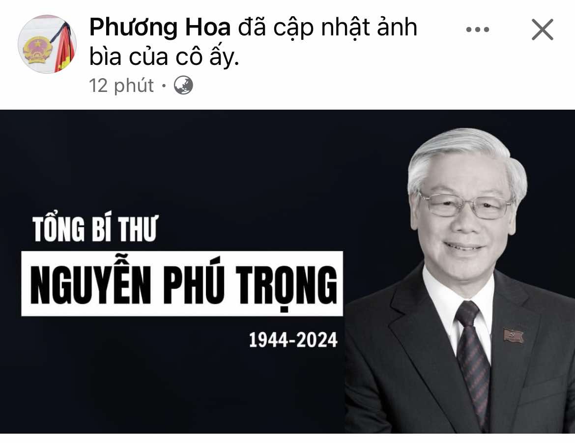 MXH đồng loạt đổi hình nền kính tiễn Tổng Bí thư Nguyễn Phú Trọng