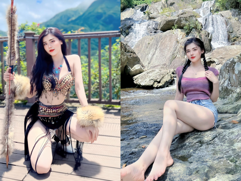 Hot girl Nghệ An có họ lạ, sở hữu vòng 3 gần 1m cực quyến rũ