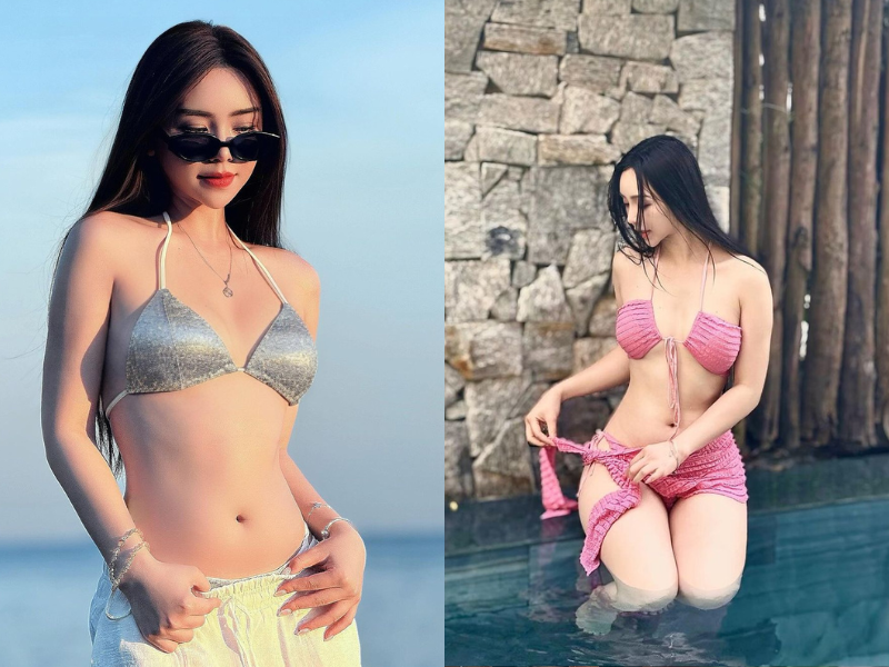 Hot girl kem xôi 1 thời thoải mái diện bikini khoe dáng tuổi U30