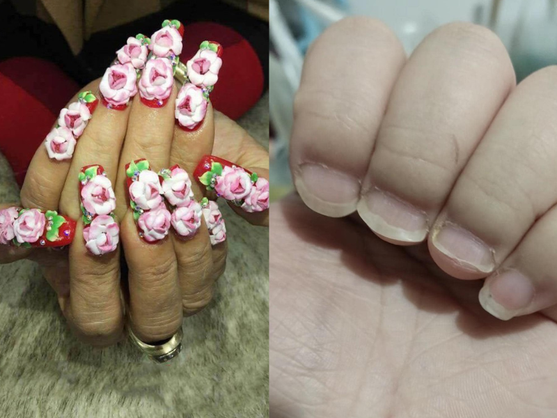 “Sang chấn tâm lý” với những mẫu nail Tết độc lạ