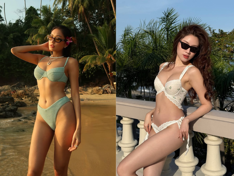 Hội những người đẹp diện bikini khoe dáng đầu năm mới