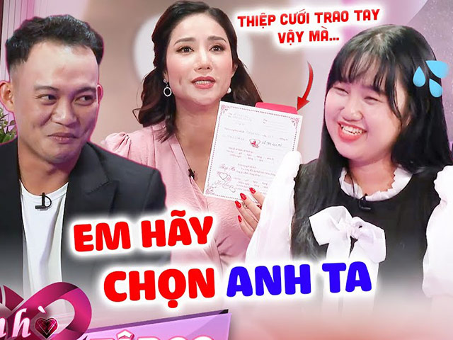 Chấp nhận ghi tên mình vào thiệp cưới, cô nàng “quay xe” bất ngờ