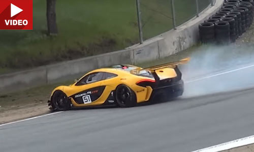 Siêu xe McLaren P1 GTR “hút chết” trên đường đua