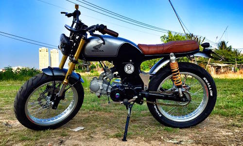 Honda 67 độ street scrambler "cực chất" của biker Việt