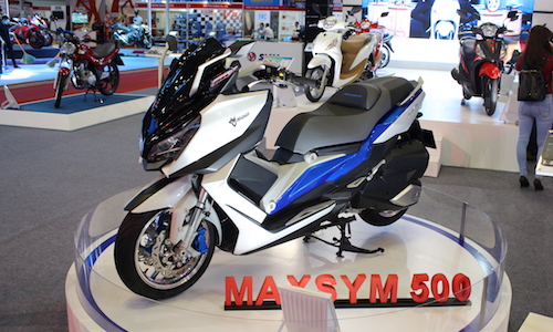 Có gì trên siêu xe tay ga Maxsym 500 của SYM tại VN