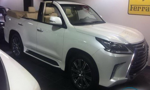 “Sốc” với SUV Lexus LX570 mui trần giá 7,7 tỷ đồng