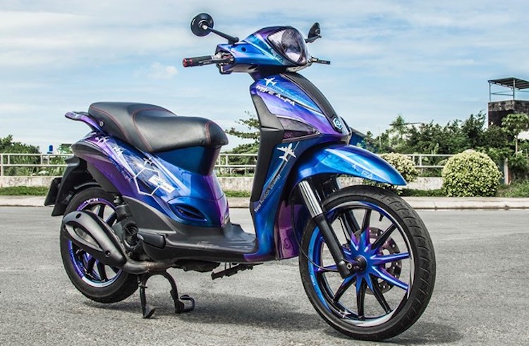 Piaggio Liberty bản độ “tắc kè hoa” độc nhất Sài Gòn