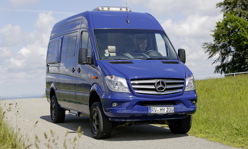 “Ngôi nhà di động” xuyên lục địa Mercedes-Benz Sprinter