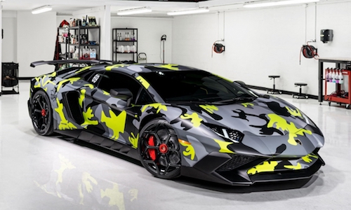 “Bò sữa” Aventador SV camo độ gói Novitec siêu khủng