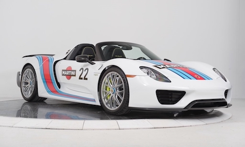 “Thuốc độc” Porsche 918 Spyder triệu đô độ tem đấu Martini