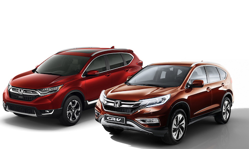 Honda CR-V 2017 đọ dáng nuột bên "người cũ"