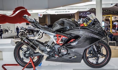 Môtô PKL “siêu rẻ” TVS Akula giá 66,3 triệu sắp đến VN?