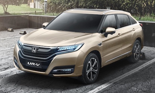 "Soi" SUV coupe hạng sang UR-V 2017 nhà Honda