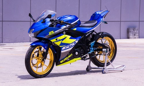 Môtô Suzuki GSX-R150 giá 56 triệu có bản độ đầu tiên