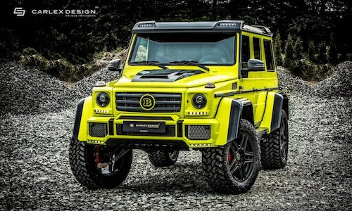 “Phượt thủ” Mercedes G500 4x4² độ siêu mạnh, siêu sang 