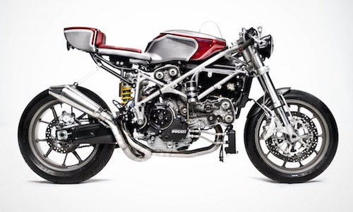 Siêu môtô Ducati 749 “lột xác” cafe racer cổ điển