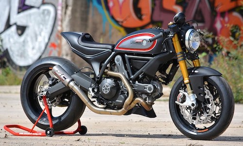 Môtô Ducati Scrambler độ cafe racer toàn đồ chơi “khủng“