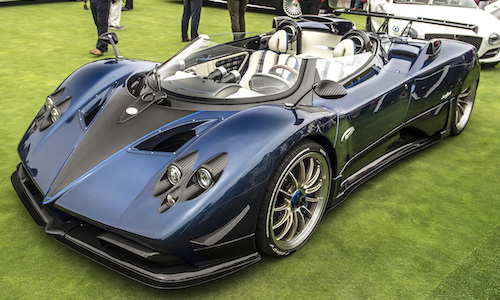 "Tròn mắt" ngắm siêu xe mui trần Pagani Zonda triệu đô