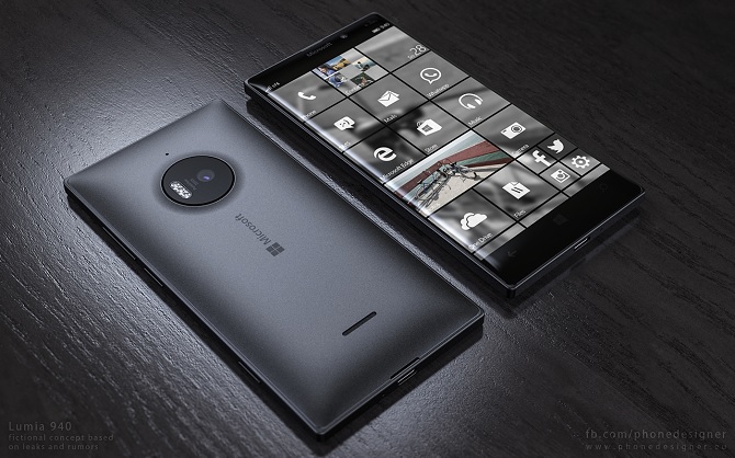 Lặng ngắm concept điện thoại Microsoft Lumia 940 kèm Windows 10