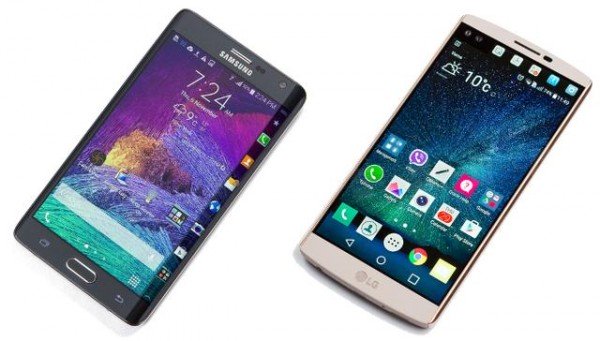 So sánh thú vị về màn hình phụ Galaxy Note Edge và LG V10