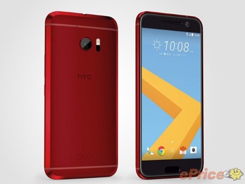 Lộ diện điện thoại HTC 10 phiên bản Camillia Red tuyệt đẹp