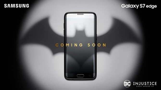 Lộ ảnh điện thoại Samsung Galaxy S7 edge bản giới hạn Batman