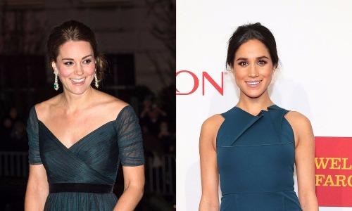 10 lần đụng phong cách của công nương Kate Middleton và Meghan Markle