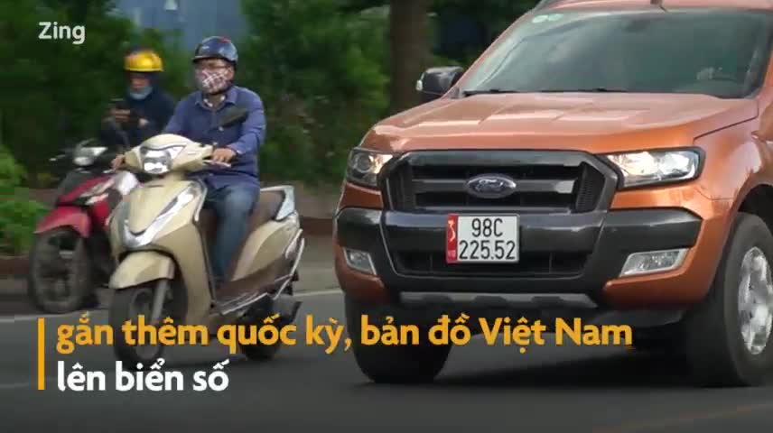 Video: Gắn biển số có quần đảo Trường Sa, Hoàng Sa