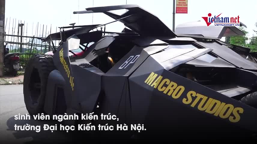 Video: Sinh viên "con nhà người ta" chi 500 triệu tự chế xe Batman