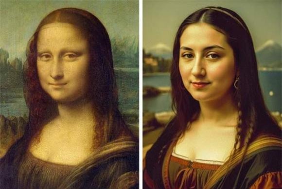 Dùng AI tái hiện chân dung Mona Lisa, Napoléon, bất ngờ diện mạo